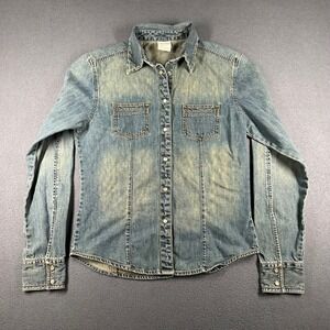 Denim Button Down Shirt